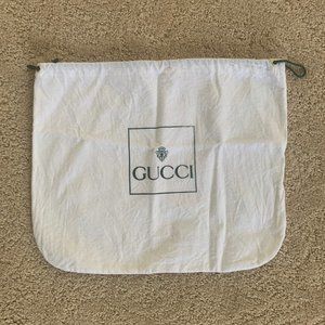 Gucci Dust Cover. Size 11.5" wide by 9.5" long.